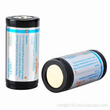 XTAR 16340 600mAh Battery for High-performance Flashlights and Electronic Cigarette